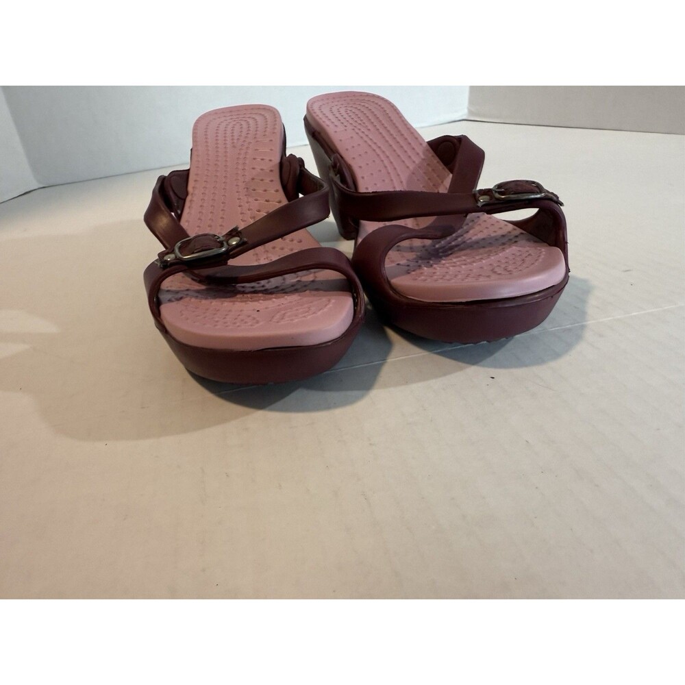 Women’s Pink Platform Slide Sandals - Picture 3 of 14